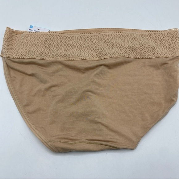 Jockey Women Underwear Soft Touch Lace Modal Bikini Sz Small New - Picture 3 of 5